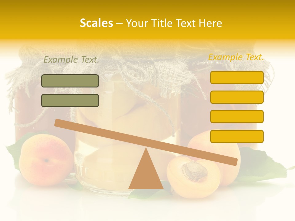 Season White Fruit PowerPoint Template