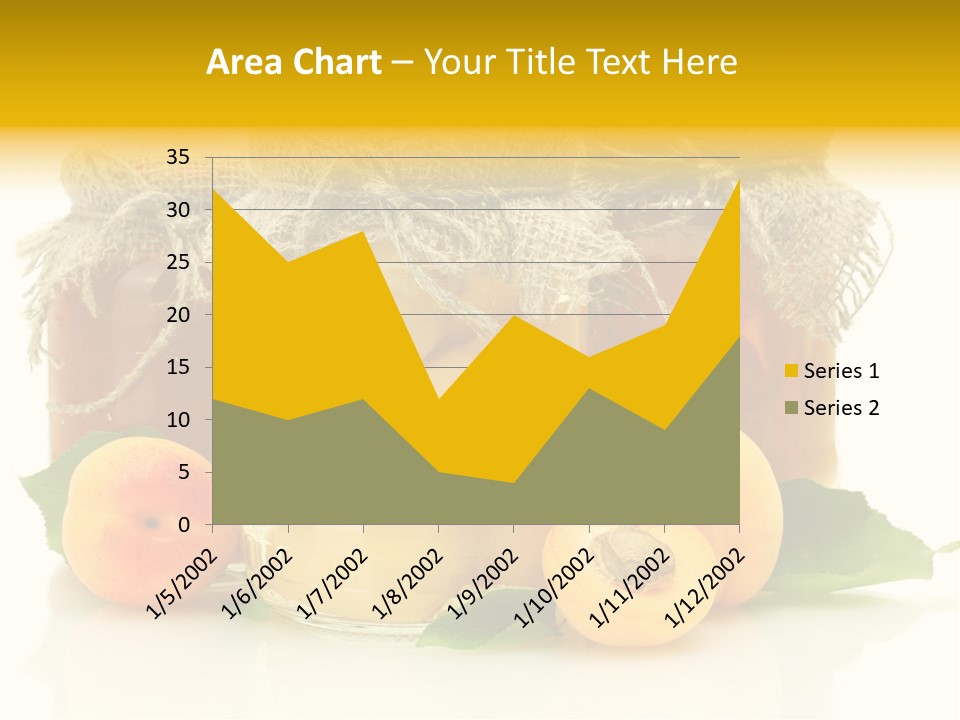 Season White Fruit PowerPoint Template