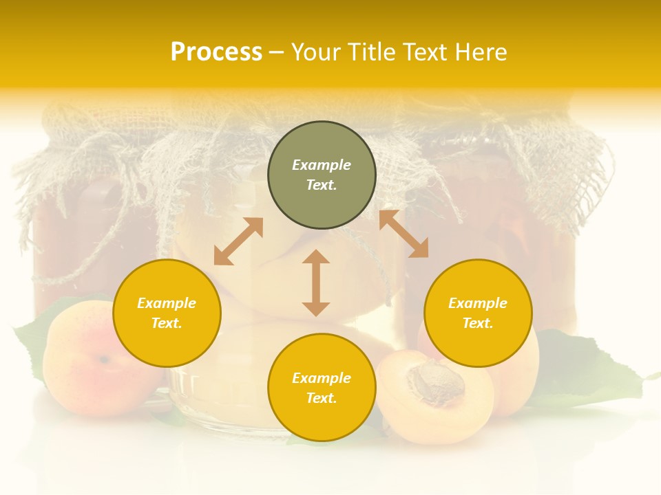 Season White Fruit PowerPoint Template