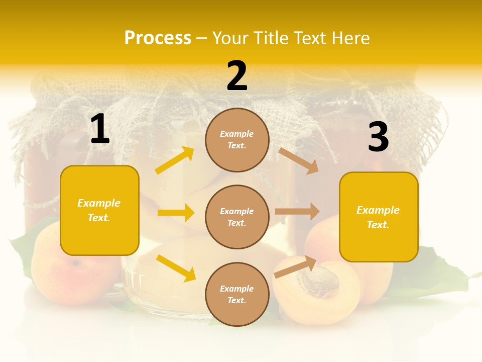Season White Fruit PowerPoint Template