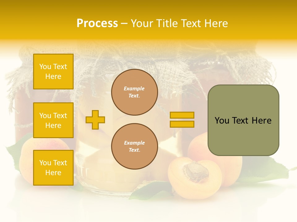 Season White Fruit PowerPoint Template