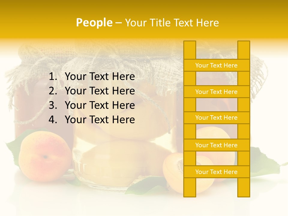 Season White Fruit PowerPoint Template