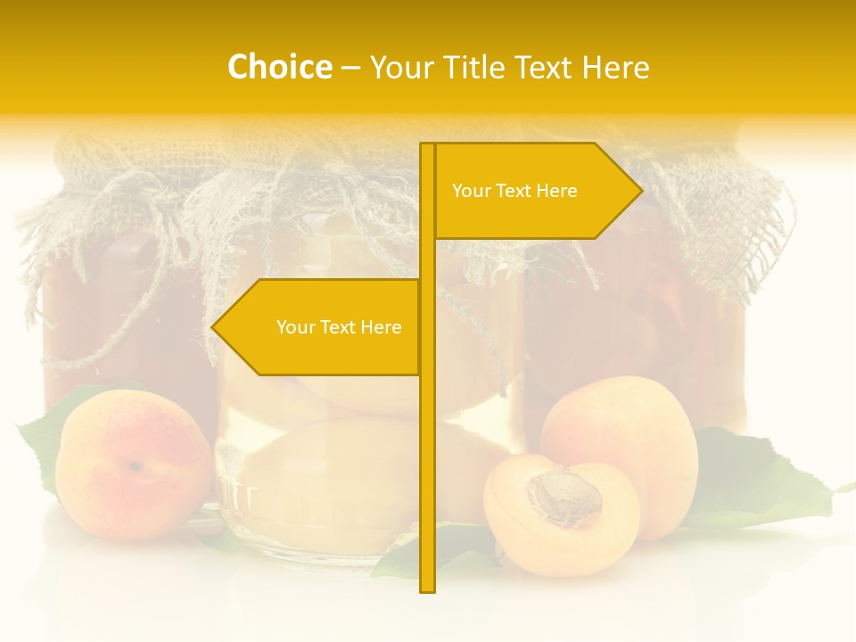 Season White Fruit PowerPoint Template