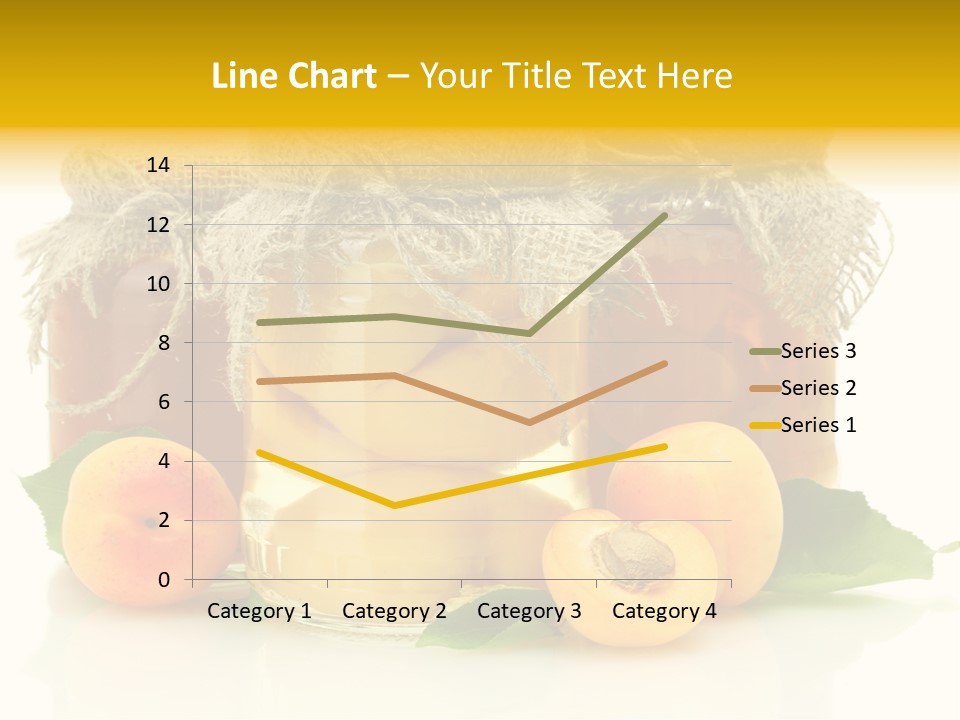 Season White Fruit PowerPoint Template