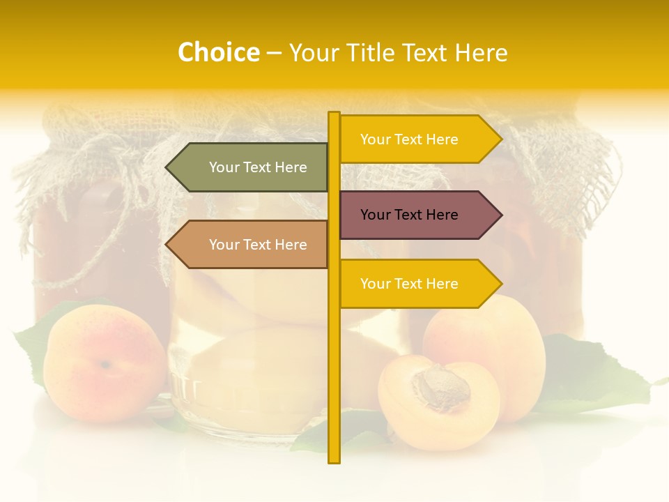 Season White Fruit PowerPoint Template