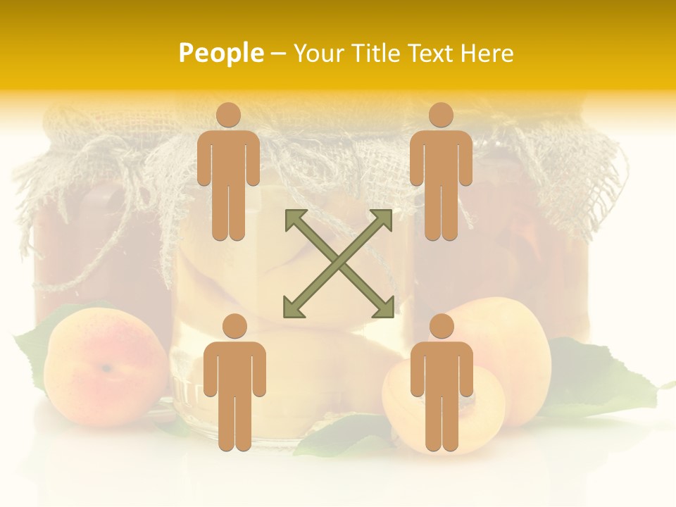 Season White Fruit PowerPoint Template