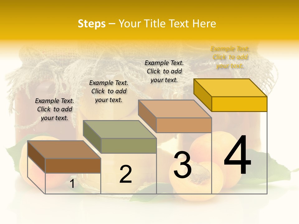 Season White Fruit PowerPoint Template