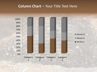 Blue Coal Mineral PowerPoint Template