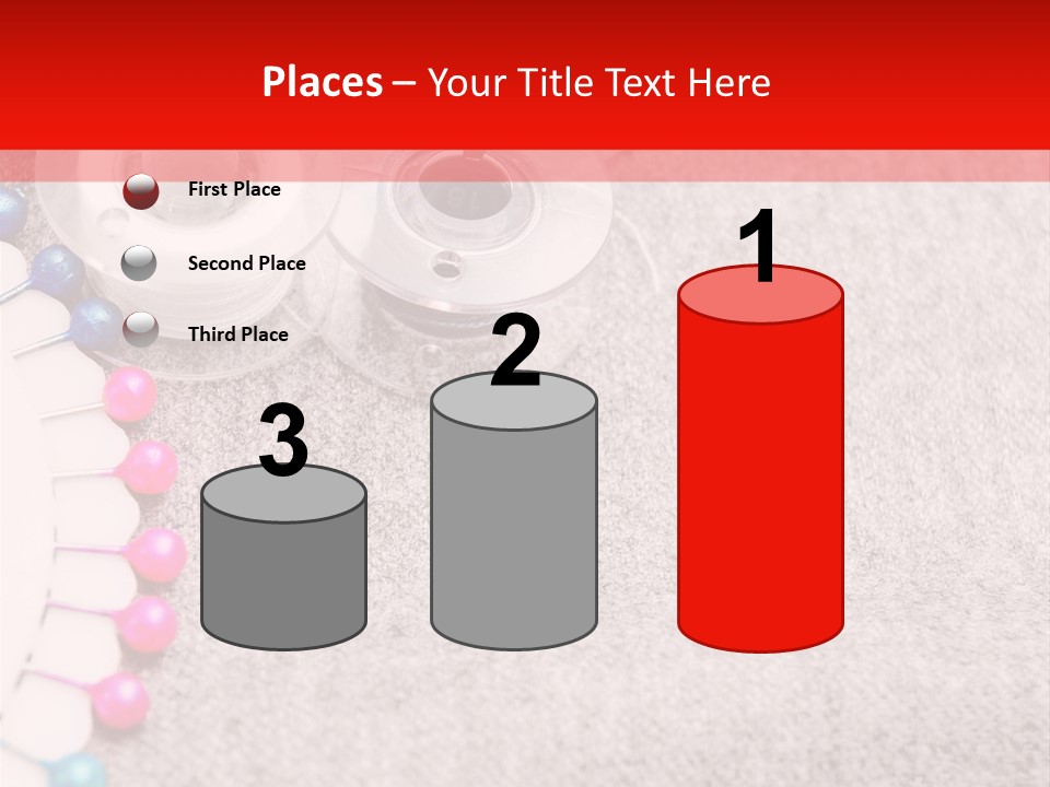 Scissors Knitting Stitch PowerPoint Template