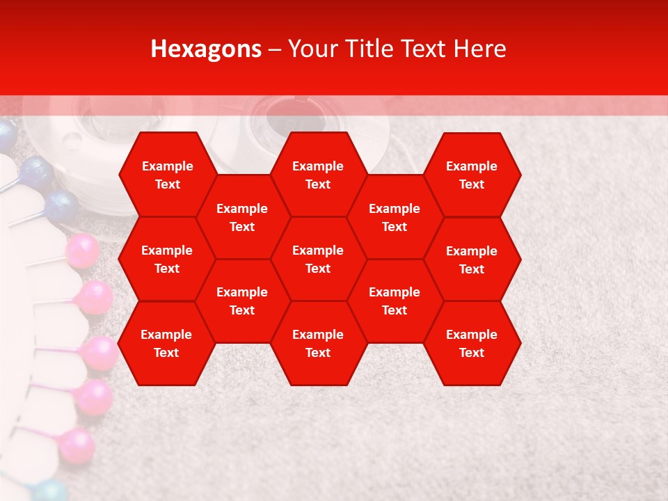 Scissors Knitting Stitch PowerPoint Template