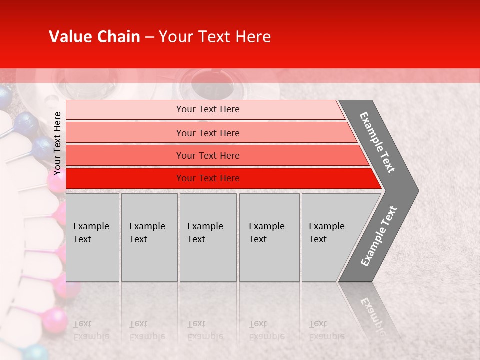Scissors Knitting Stitch PowerPoint Template