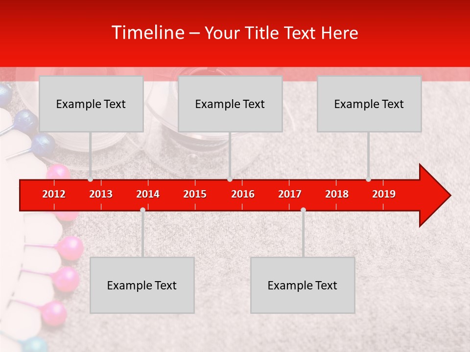 Scissors Knitting Stitch PowerPoint Template