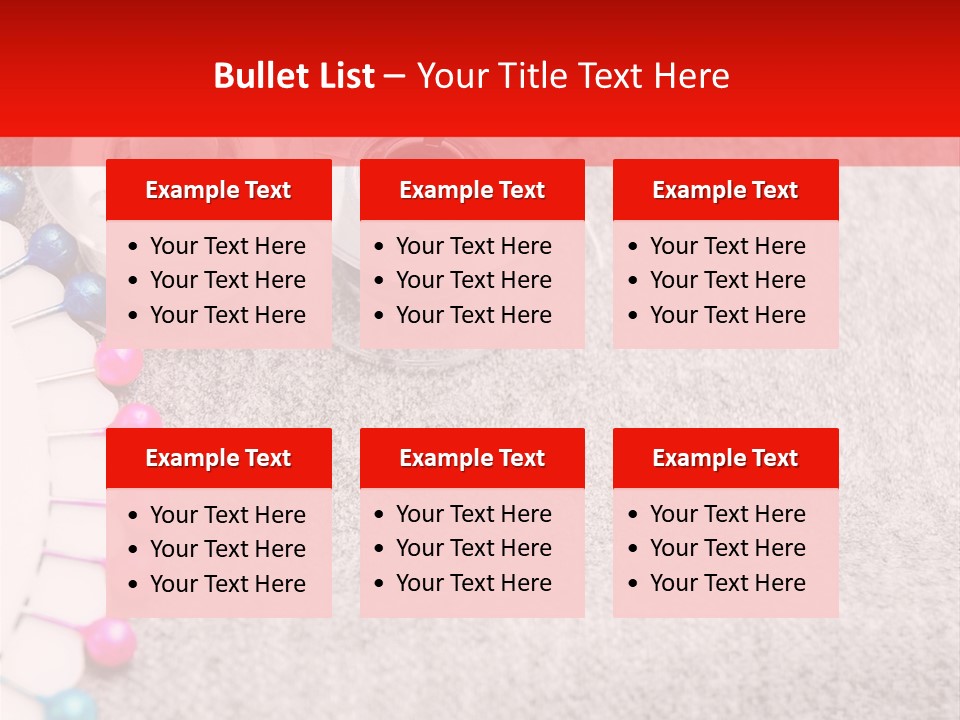 Scissors Knitting Stitch PowerPoint Template