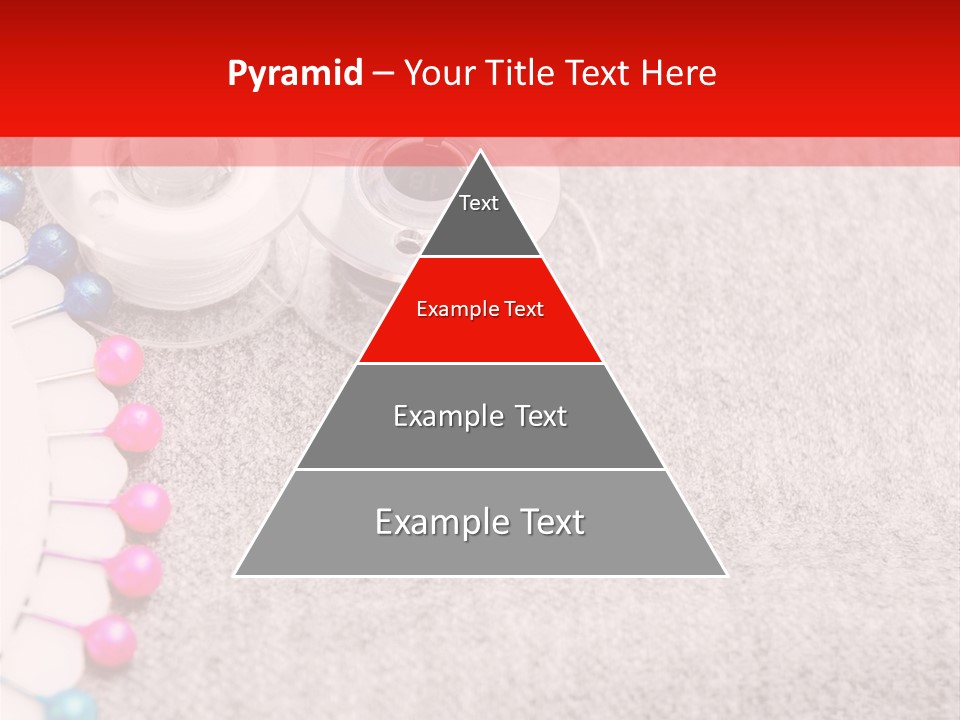 Scissors Knitting Stitch PowerPoint Template