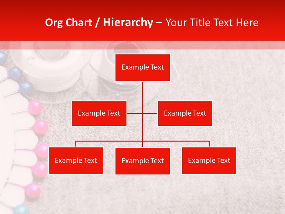 Scissors Knitting Stitch PowerPoint Template