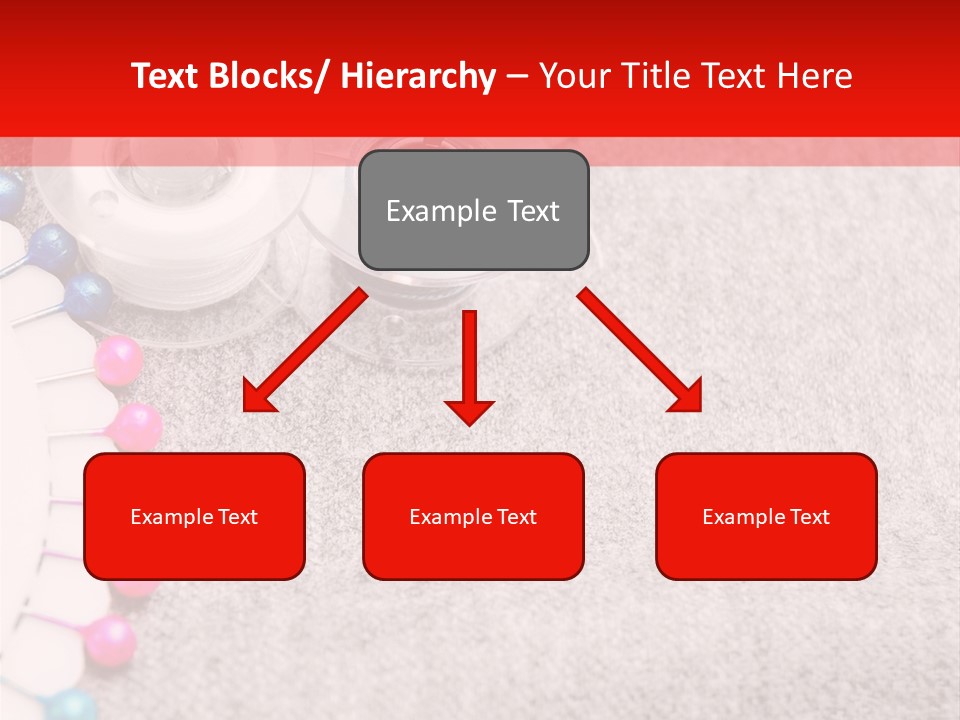Scissors Knitting Stitch PowerPoint Template