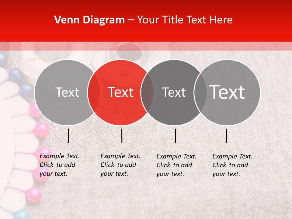 Scissors Knitting Stitch PowerPoint Template