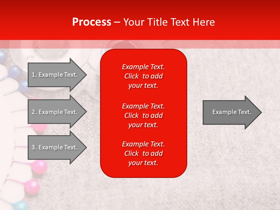 Scissors Knitting Stitch PowerPoint Template