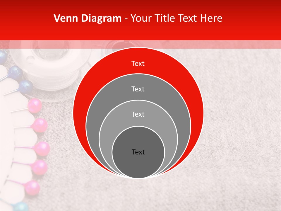Scissors Knitting Stitch PowerPoint Template
