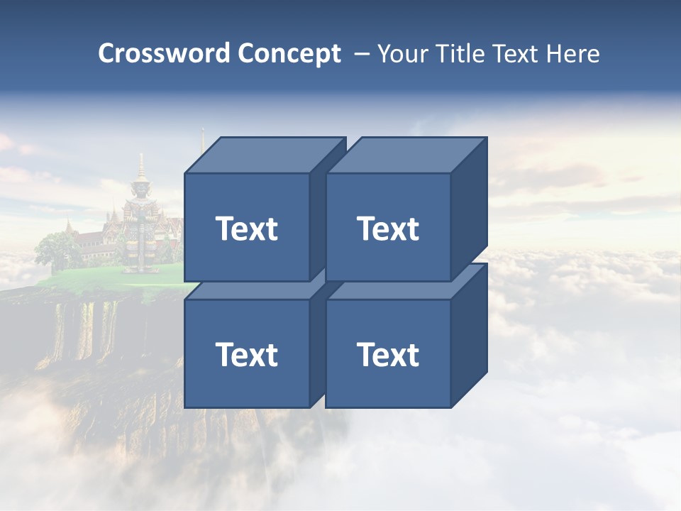 Countryside Buddhist Siamese PowerPoint Template