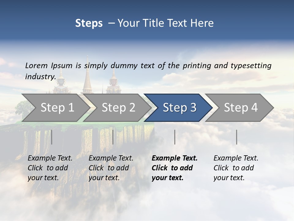 Countryside Buddhist Siamese PowerPoint Template