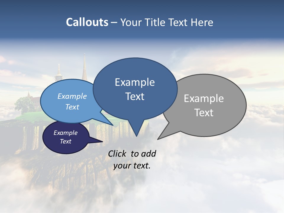 Countryside Buddhist Siamese PowerPoint Template
