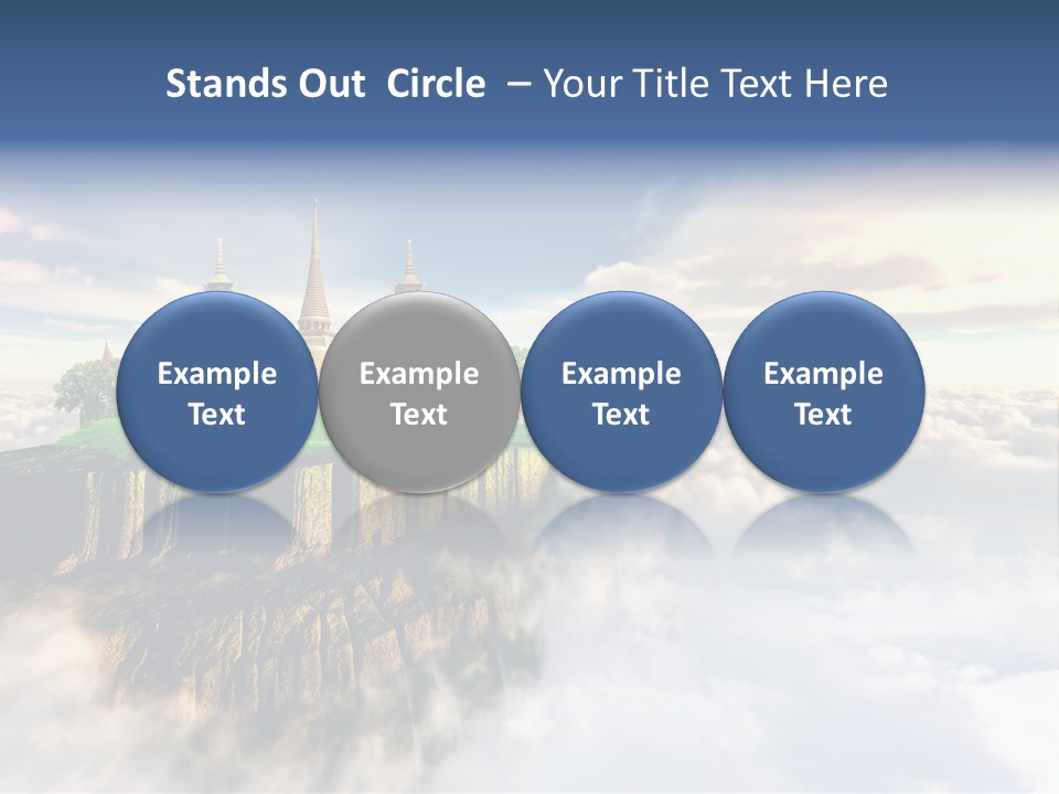 Countryside Buddhist Siamese PowerPoint Template