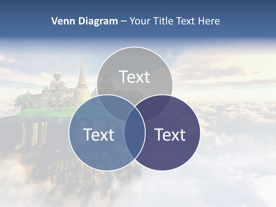 Countryside Buddhist Siamese PowerPoint Template