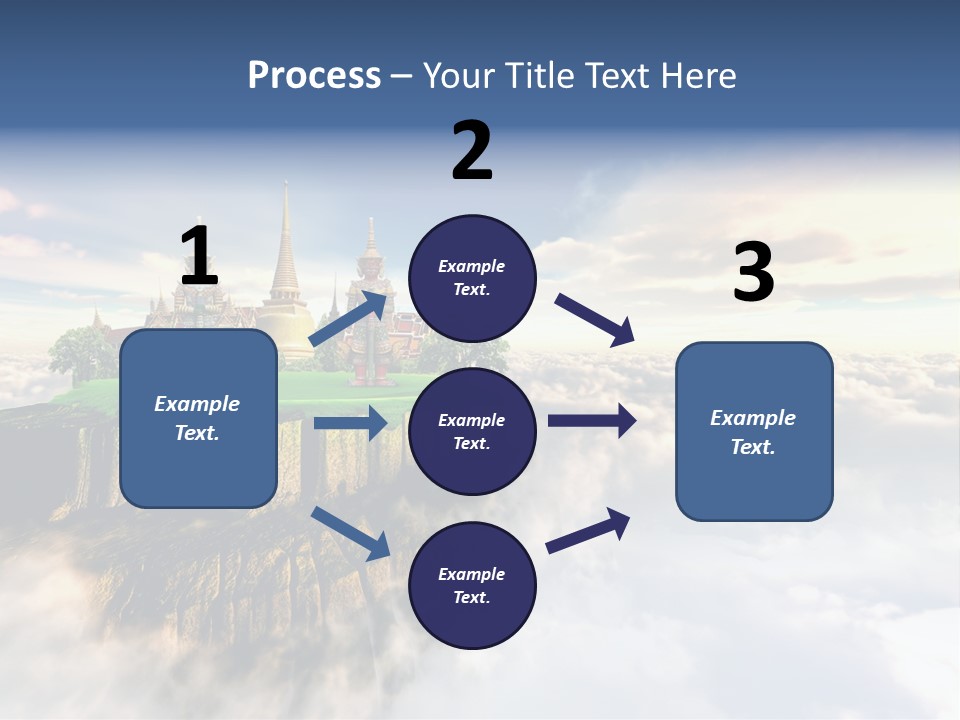 Countryside Buddhist Siamese PowerPoint Template