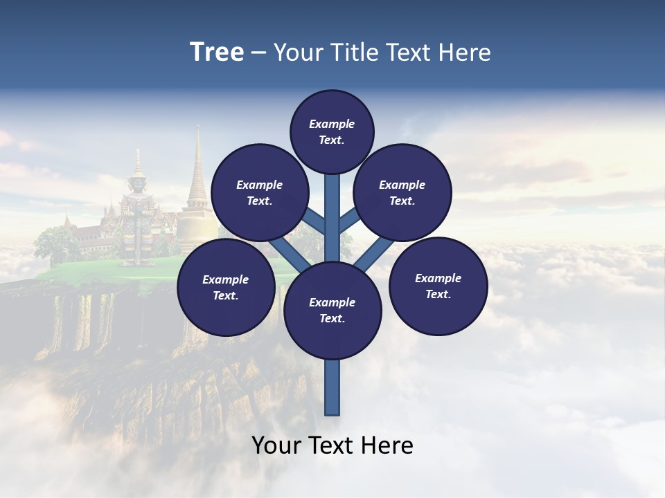 Countryside Buddhist Siamese PowerPoint Template