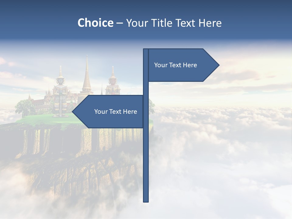 Countryside Buddhist Siamese PowerPoint Template