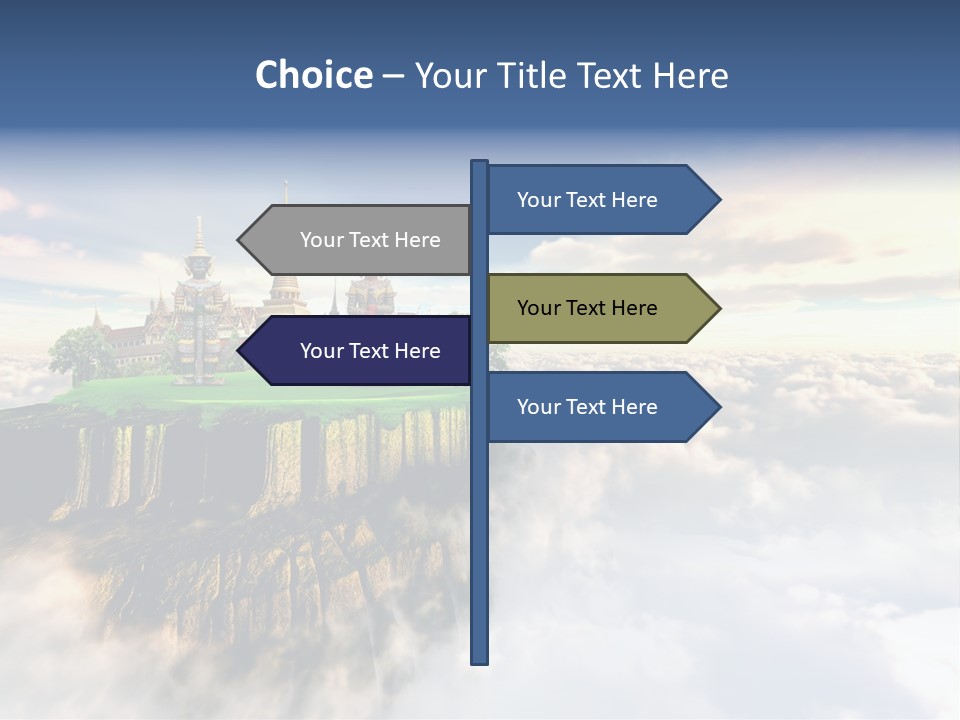 Countryside Buddhist Siamese PowerPoint Template