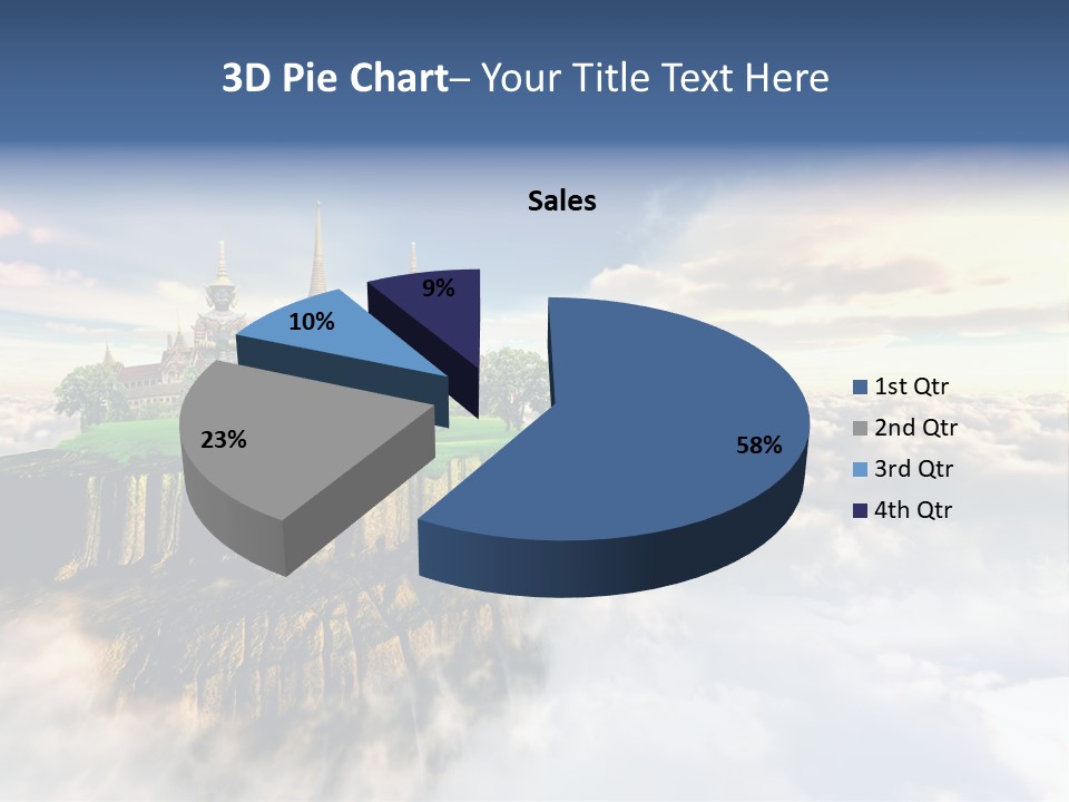 Countryside Buddhist Siamese PowerPoint Template