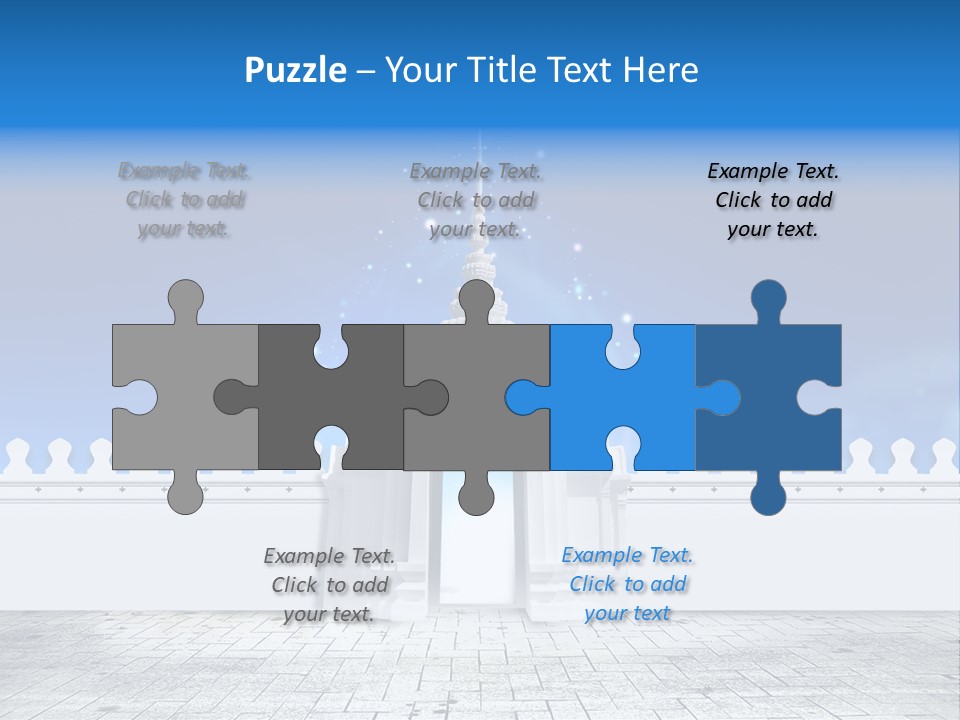 Summer Asian Clouds PowerPoint Template