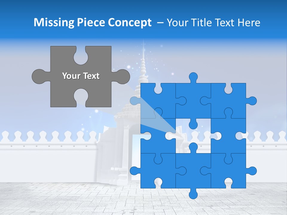 Summer Asian Clouds PowerPoint Template