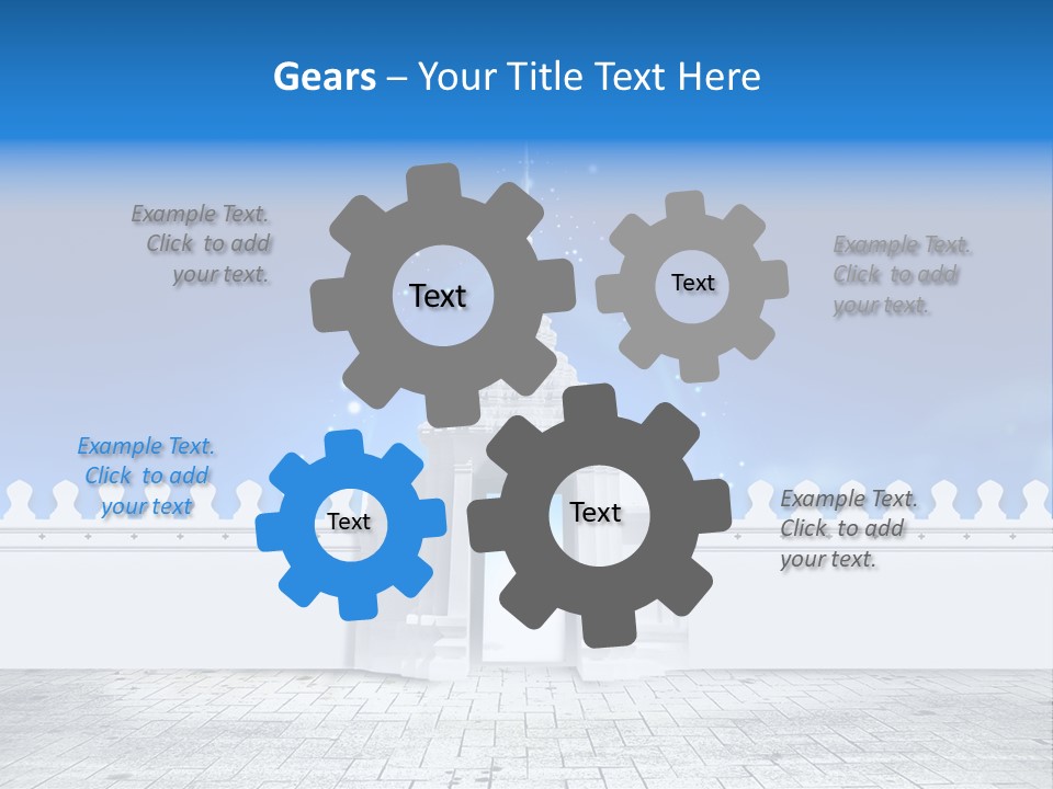 Summer Asian Clouds PowerPoint Template