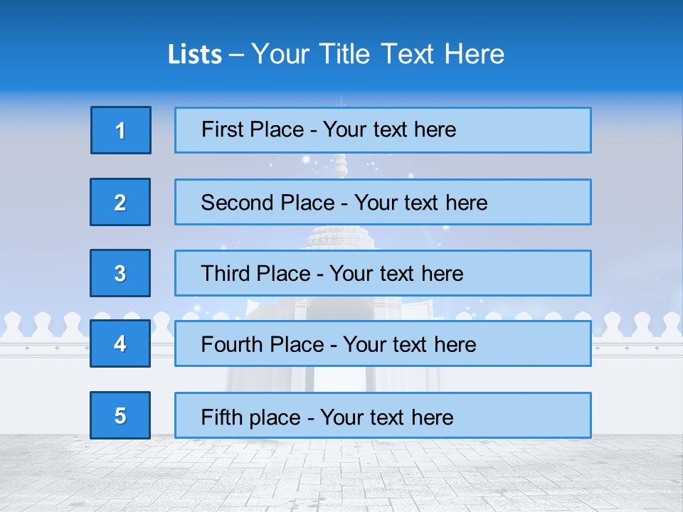 Summer Asian Clouds PowerPoint Template