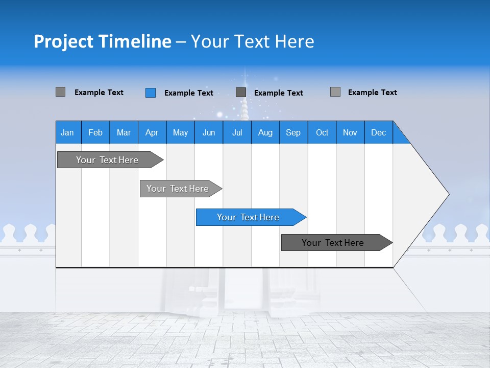 Summer Asian Clouds PowerPoint Template