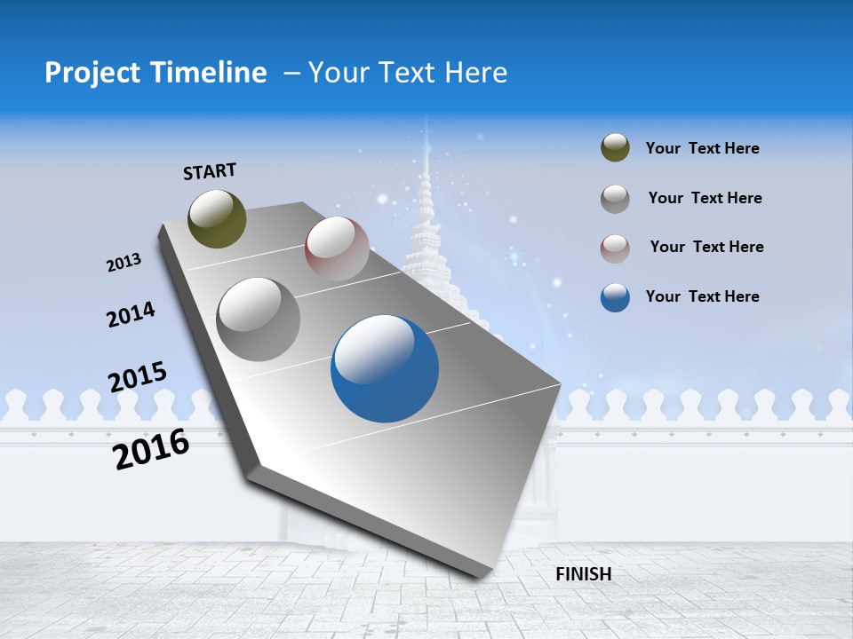 Summer Asian Clouds PowerPoint Template