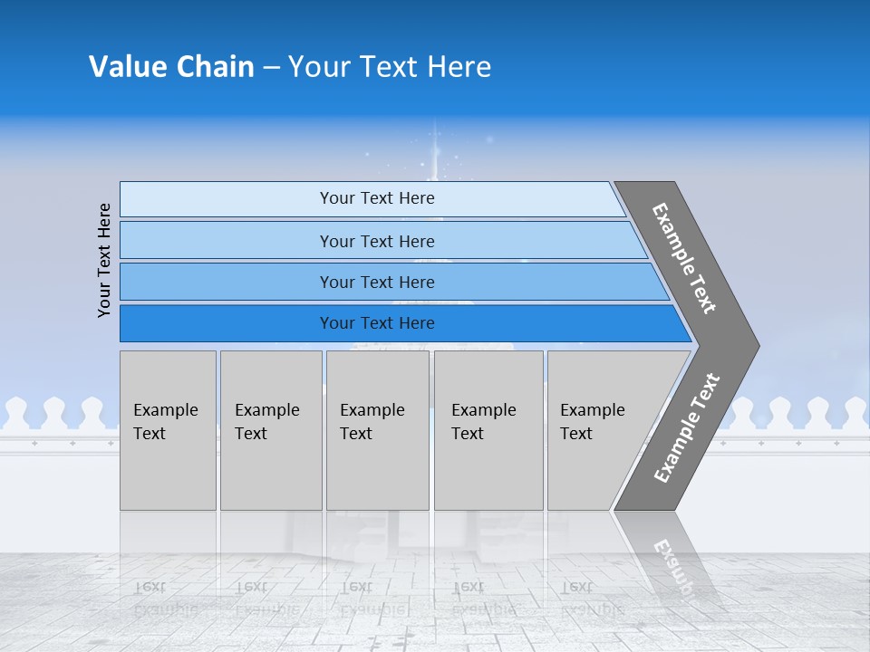 Summer Asian Clouds PowerPoint Template