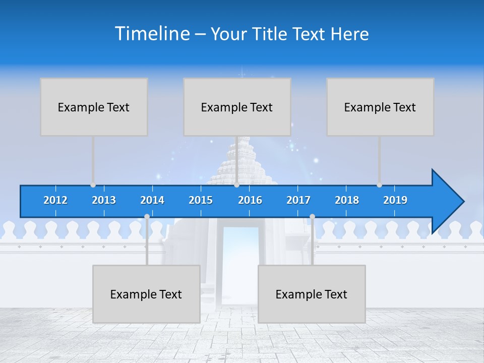 Summer Asian Clouds PowerPoint Template