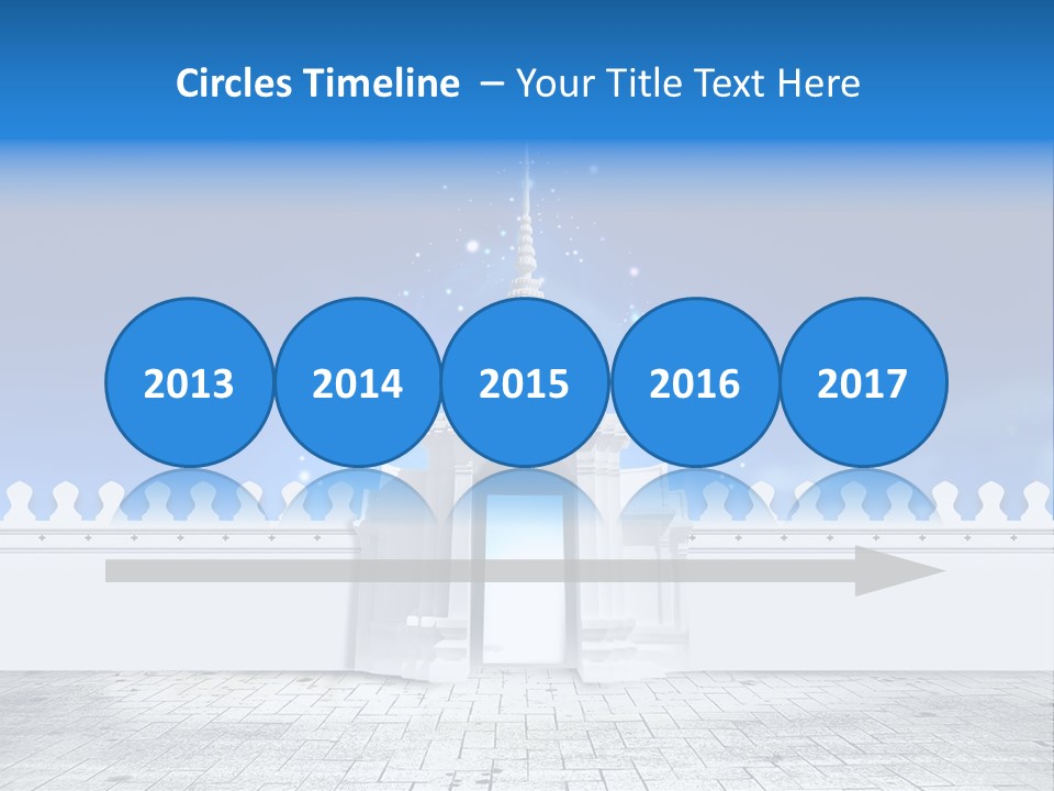 Summer Asian Clouds PowerPoint Template