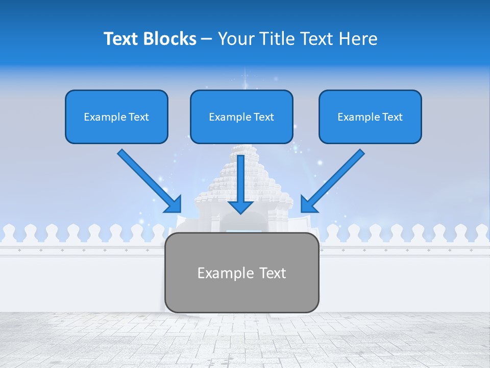 Summer Asian Clouds PowerPoint Template