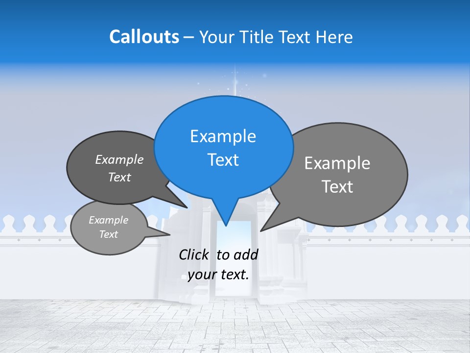 Summer Asian Clouds PowerPoint Template
