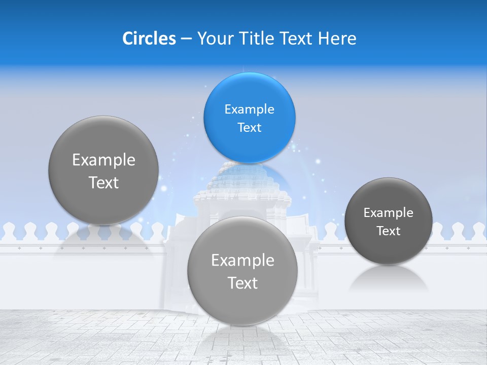 Summer Asian Clouds PowerPoint Template