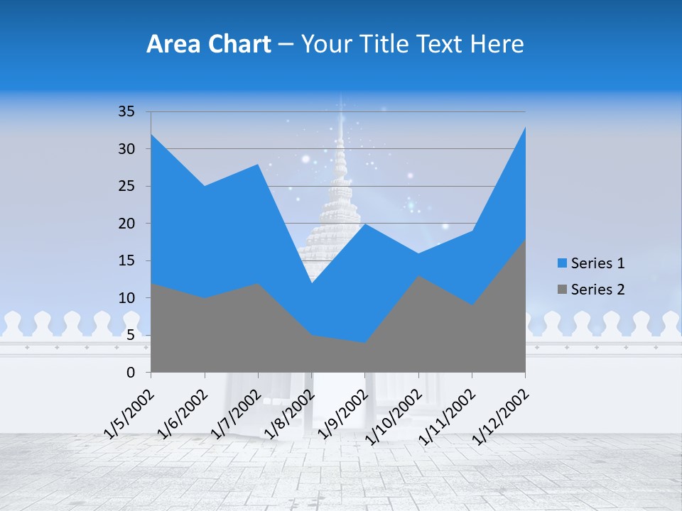 Summer Asian Clouds PowerPoint Template