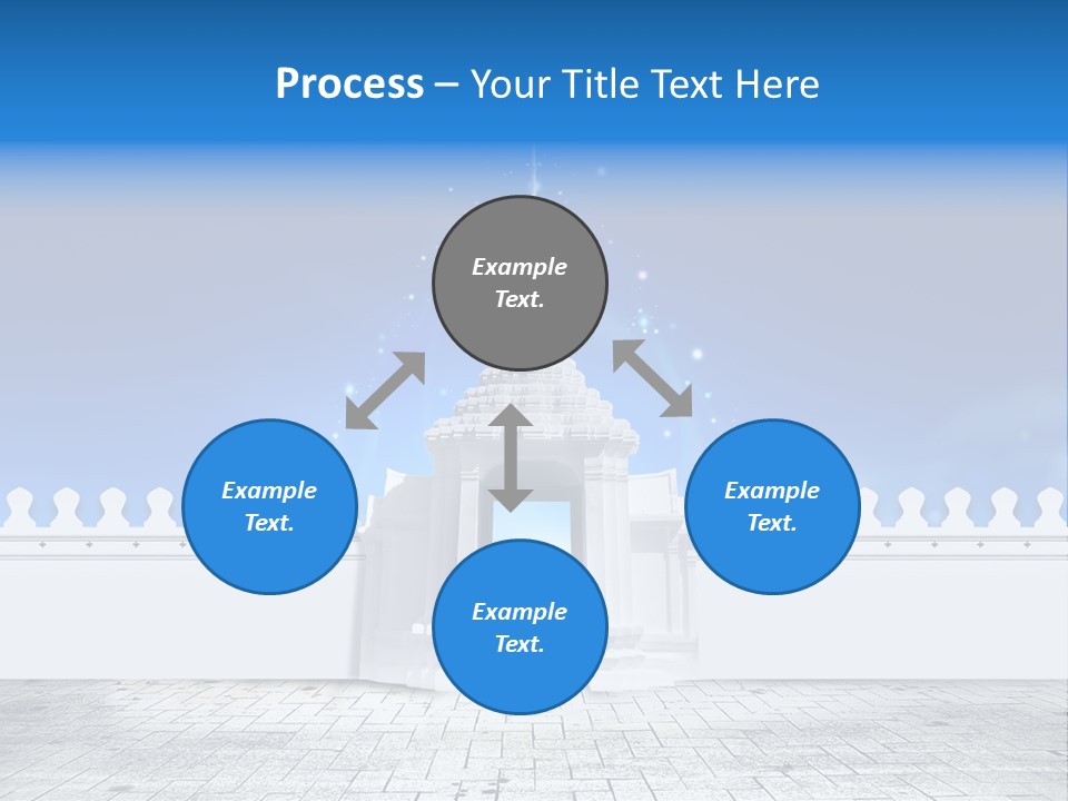 Summer Asian Clouds PowerPoint Template