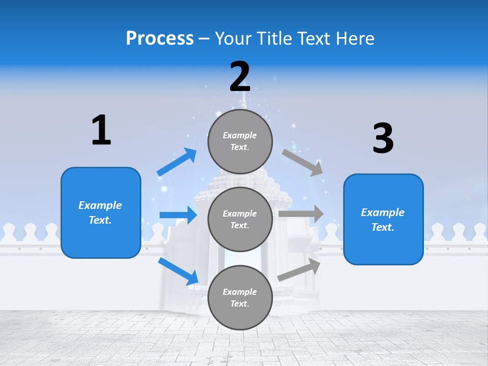 Summer Asian Clouds PowerPoint Template