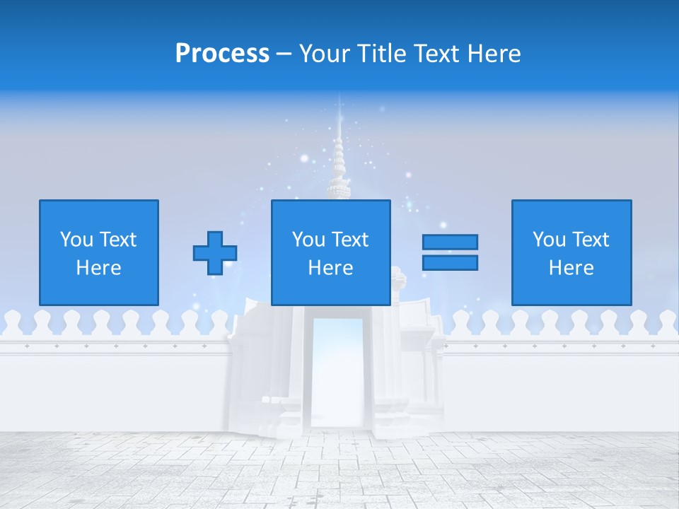 Summer Asian Clouds PowerPoint Template