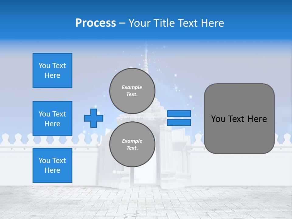 Summer Asian Clouds PowerPoint Template